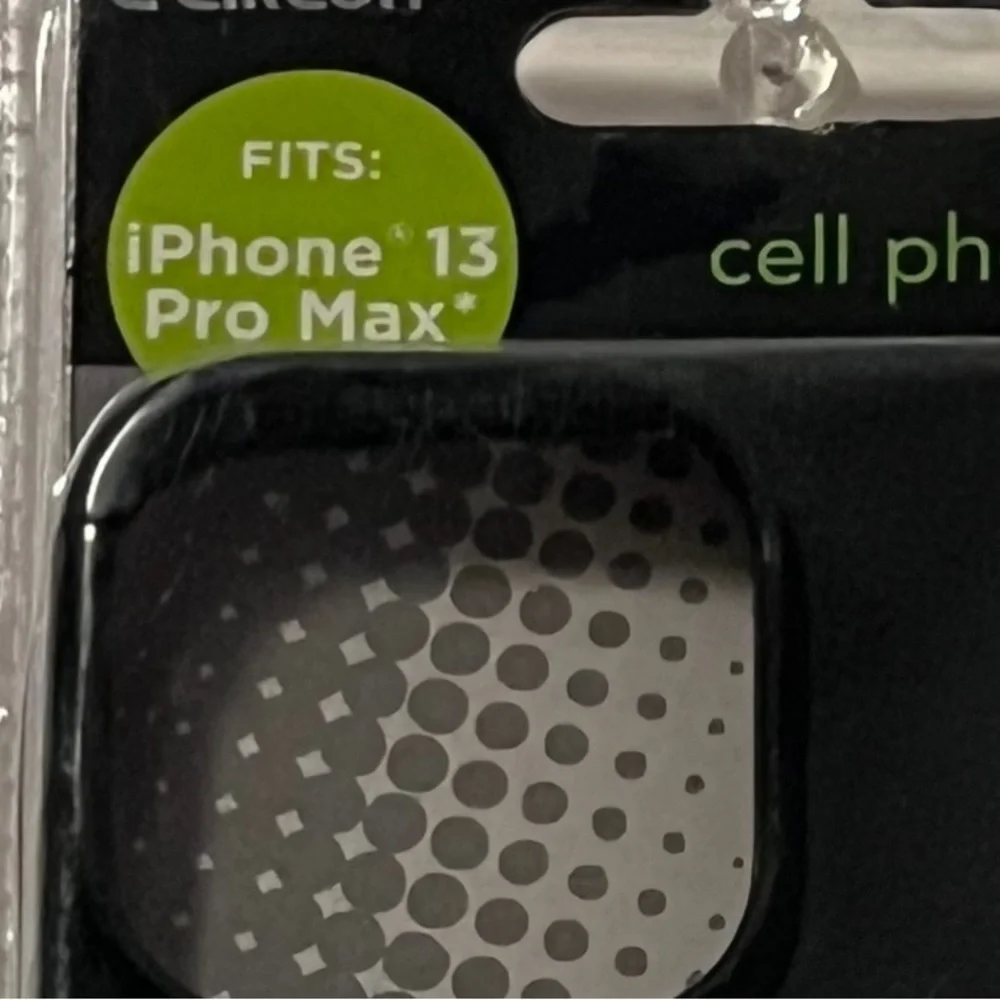 FREE w/$20 Bundle e-CIRCUIT Black Textured Phone Case for iPhone 13 Pro Max.